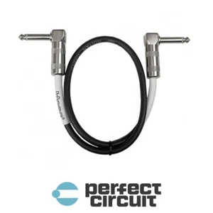 Hosa CPE-118 Right Angle Guitar PATCH CABLE - 18" - PERFECT CIRCUIT - Picture 1 of 2