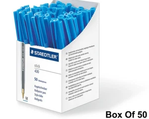Bolígrafos Staedtler 430 - azules - 50 piezas - Imagen 1 de 3