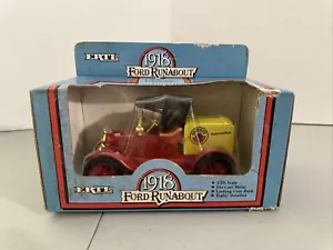 ERTL 1918 FORD RUNABOUT SHOPRITE COIN BANK DIE CAST 1/25 SCALE NIB - Picture 1 of 3