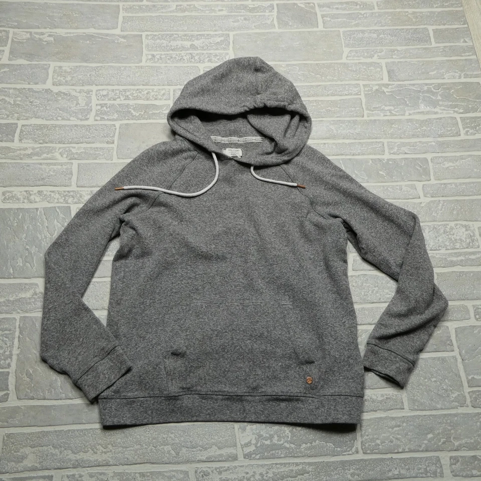 Suéter Volcom Jóvenes Niñas Talla Grande Gris Tejido Sudadera con Capucha Metal Dije Foto 1 de 4