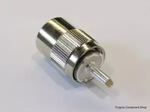 Hochwertiger PTFE PL259 Stecker für RG213-RG214-WF103-LMR400. UKSeller-FastDispatch - Bild 1 von 3