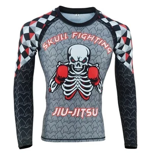 Koyes MMA Rash Guard BJJ Long Sleeve Compression Fight Gear Shirt No Gi - Picture 1 of 70