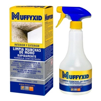 ANTIMUFFA SPRAY RAPIDISSIMO 500ML MUFFYXID PULISCI ELIMINA MUFFA ALGHE E LICHENI - Immagine 1 di 4