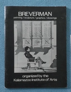 1976 Harvey Breverman Artist Art Exhibition catalog w/ SIGNED letter - Picture 1 of 9