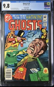 🔥GHOSTS 110 CGC 9.8 NEWSSTAND NM/MT top graded HORROR Kill By Electronics 1982 - Picture 1 of 4