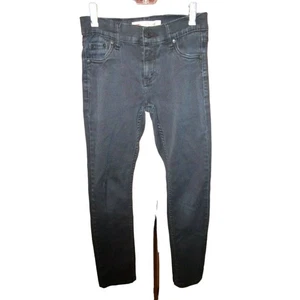 Levi's 519 Extreme Skinny Black Girls Jeans Stretch Girls Sz 14 Shrunk 25”x24” - Picture 1 of 7