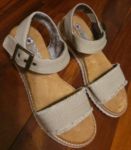 Skechers Women's Bobs Desert Kiss Adobe Princess Taupe Sandals Size:6.5  - Picture 1 of 3