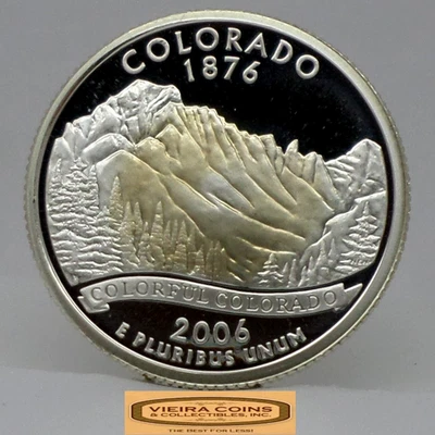 2006-S Colorado State Silver Proof Quarter - #C50078NQ - Image 1 of 2