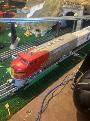 Lionel Postwar Santa Fe F3 Powered A Unit Diesel Locomotive 2243 - Image 1 of 4
