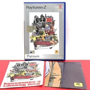 GTA 3 Grand Theft Auto PS2 PlayStation 2 Completo con Mappa - ITALIANO - Imagen 1 de 11