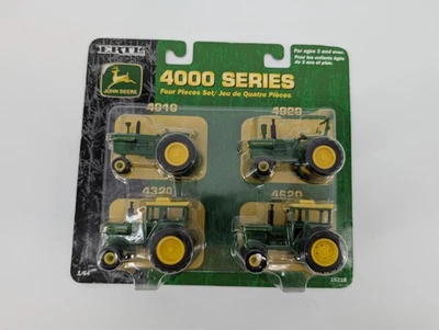 Ertl John Deere 4000 Series Four Piece Tractor Set 1/64 NEW #15216 - Image 1 of 4