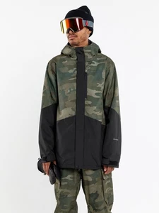 Men's Volcom Snowboard Jacket VCOLP CLOUDWASH CAMO Size Medium - Picture 1 of 6