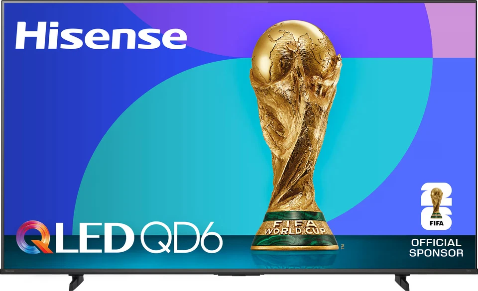Hisense - 43" Class QD6 Series QLED 4K UHD HDR Smart Fire TV (2025) - Image 1 of 4