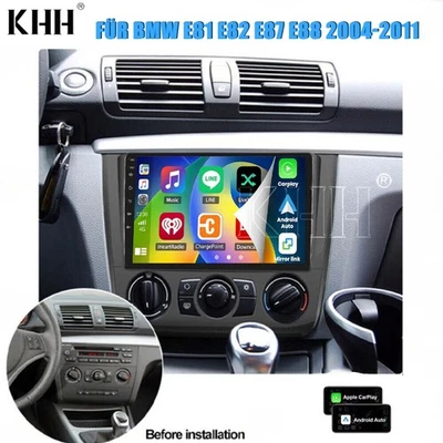 64G Für BMW 1er E81 E82 E87 E88 2004-2011 Android 13.0 Autoradio Carplay GPS - Bild 1 von 4