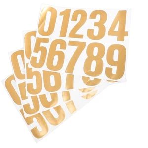 4 Sets Digital Stickers Vertical House Numbers for outside Address - Picture 1 of 12