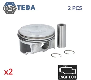 ENT050025 050 ENGINE PISTON & RINGS ENGITECH 2PCS NEW OE REPLACEMENT - Picture 1 of 5