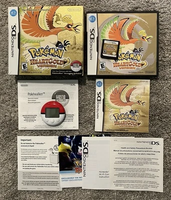 Nintendo DS Pokémon HeartGold Version Big Box With Pokewalker Complete Fast Ship - Image 1 of 4