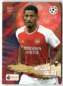 Topps Merlin Heritage Card Collection 2023-24 150 William Saliba Fan Favourites - Picture 1 of 2