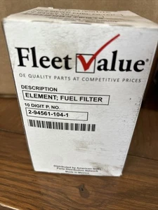 ISUZU FLEETVALUE 2-94561-104-0 FUEL FILTER FITS NPR NQR AND NPR-HD 2011-2021 - Picture 1 of 2
