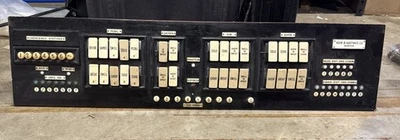 Hook & Hastings Riverside Church Virgil Fox Coupler Rail Original Opus 2540 - Image 1 of 4