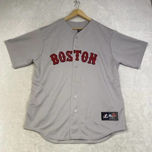 Majestic David Ortiz Boston Red Sox Trikot grau 34 Knöpfe MLB Shirt Herren XL - Bild 1 von 9