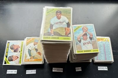 1966 Topps Baseball Cards 151-300 (P-NM) - You Pick - Complete Your Set - Image 1 of 4
