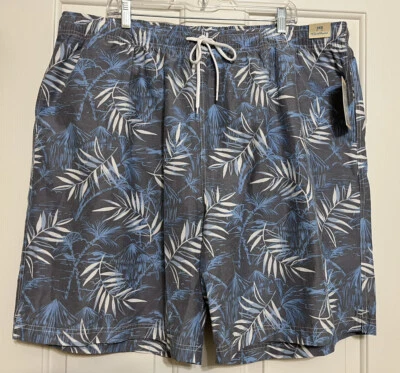 Новый с Ярлыками Roundtree & Йорк Карибский размер 2XB синий серый белый купальник сундуков мужской - Изображение 1 из 4