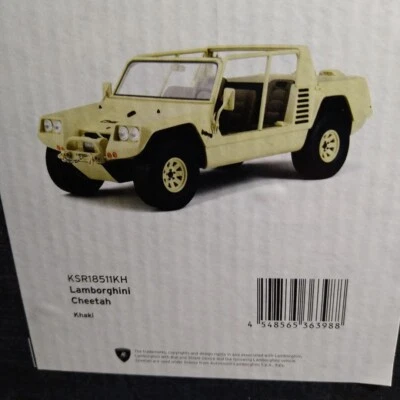 1/18 Kyosho Lamborghini Cheetah Khaki w/ Box From Japan KSR18511KH Model Car - Image 1 of 4