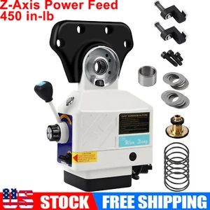 Z-Axis Power Feed Table Mill for Milling Machine 450 in-lb Torque 0-200RPM 110V - Picture 1 of 8
