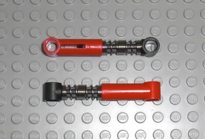 LEGO Technic - 2x Stoßdämpfer Federbein in ROT Shock Absorber 6.5L 731c04 42056 - Imagen 1 de 1