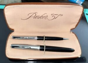 Vintage Parker 51 Pen & Pencil Set In Box