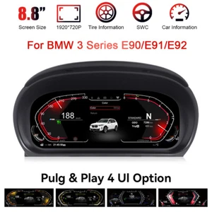BMW E90/E91/E92 8,8" Digital Retrofit Cluster con Velocímetro e Medidor de Combustible - Imagen 1 de 13