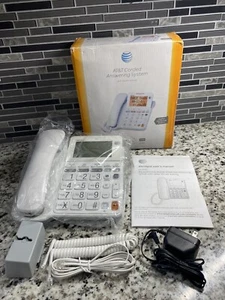 AT&T CL4940 Corded Phone with Digital Answering System - White - New - Open Box - Picture 1 of 5