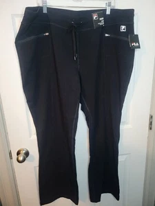 Pantalones Fila Sport 3x Plus para mujer elásticos tiro medio salón cómodos - Imagen 1 de 8