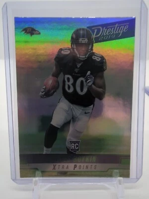 MILES BOYKIN 2019 PRESTIGE XTRA POINTS GREEN PARALLEL RC #266 RAVENS - Image 1 of 2
