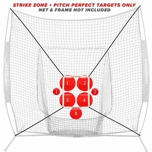 PowerNet Pitch Perfect Targets and Strike Zone Attachment for 7x7 Net Bundle - Picture 1 of 4