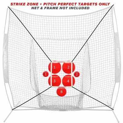 PowerNet Pitch Perfect Targets and Strike Zone Attachment for 7x7 Net Bundle - Image 1 of 4