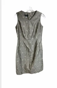 J Peterman Silk Dress Sleeveless Size 2 - Picture 1 of 12