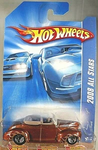 2008 Hot Wheels #69 All Stars 29/36 '40 FORD Brown Variant w/Chrome 5 Spoke Whls - Picture 1 of 5