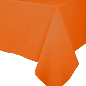 Caspari Paper Linen Solid Table Cover, Tangerine  (114TCL) - Picture 1 of 2