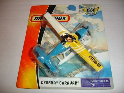 2008 Matchbox MBX Metal Sky Busters CESSNA CARAVAN Aircraft Mattel N7592 - Image 1 of 2