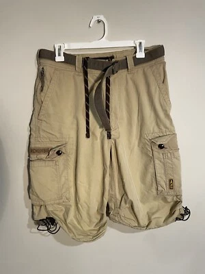 Vintage Abercrombie Fitch Sz 30 Shorts Men Cargo Paratrooper Y2K Belted Hiking - Image 1 of 4