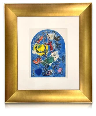 Marc Chagall 1887-1985 - Farblithographie - "La Tribu de Dan" - Zertifikat - Bild 1 von 4