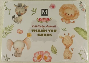 Thank You Cards with Envelopes 8 Count Baby Shower  - Picture 1 of 3