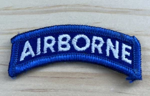 Army Airborne Rocker Blue Field Patch - Picture 1 of 1