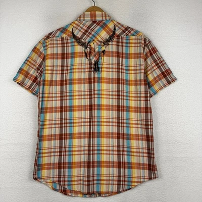 Camisa bordada de cuerno largo a presión pequeña perla grande de colección años 90 Arizona juvenil Foto 1 de 4