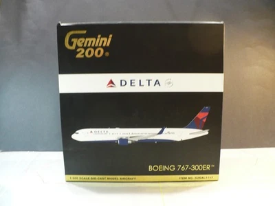 Gemini Jets 1:200 Delta Airlines Boeing 767-300ER G2DAL1117 N1201P - Image 1 of 4