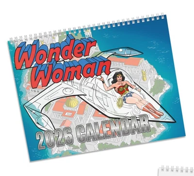 Wonder Woman Calendar (2026) - Bronze Age Art - Pre-Crisis DC Comics - Diana - Image 1 of 4