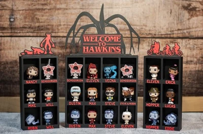 FUNKO Aufsteller für Sammelfiguren – Design im Stranger Things Stil (kein Original)