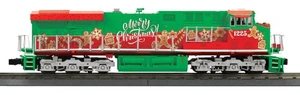 MTH 30-21313-1 O Gauge RailKing 2025 Christmas ES44AC Imperial Diesel Engine - Picture 1 of 1